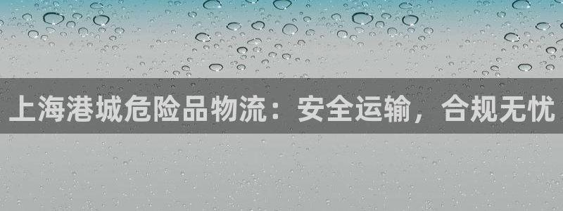 28圈二维码：上海港城危险品物流：安