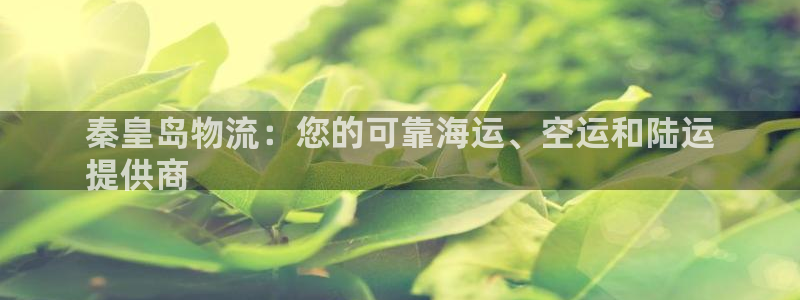 28圈注册教程：秦皇岛物流：您的可靠