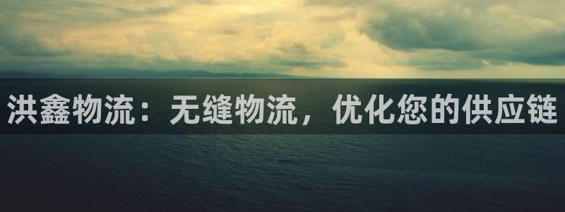28圈口：洪鑫物流：无缝物流，优化您