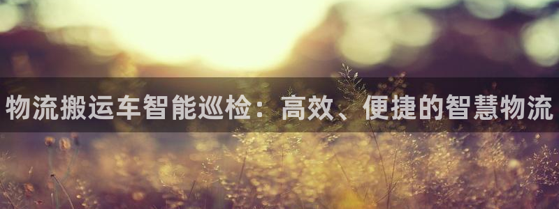 28圈注册网站链接：物流搬运车智能巡